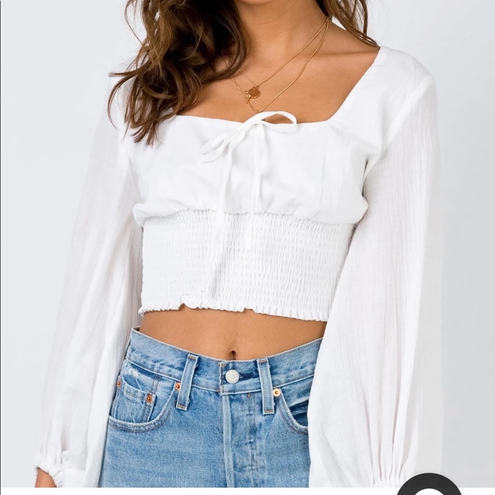 Princess Polly Nigella Top - White